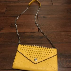 Rebecca Minkoff Smith studded crossbody wallet